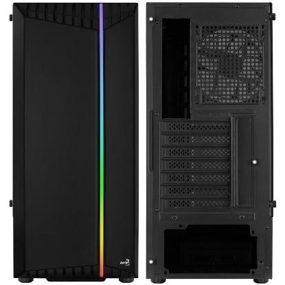 Ohišje AEROCOOL Bionic v2, MIDI,ATX, window,črno, bez napajalnika