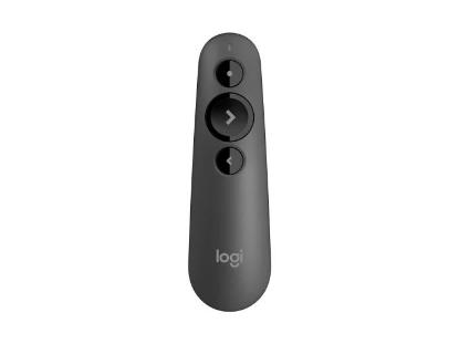 Presenter LOGITECH R500s, laser, brezžični, temnosivi