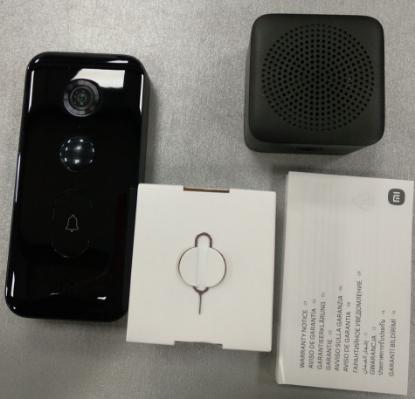 RABLJENI - Pametno bežično zvono XIAOMI Smart Doorbell 3, 2K, crno