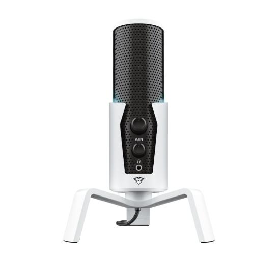 Mikrofon TRUST GXT 258 Fyru, streaming, namizni, beli