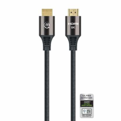 Kabel MANHATTAN, HDMI (M) na HDMI (M), Ultra High Speed s Ethernetom, 8K@60Hz, 3m
