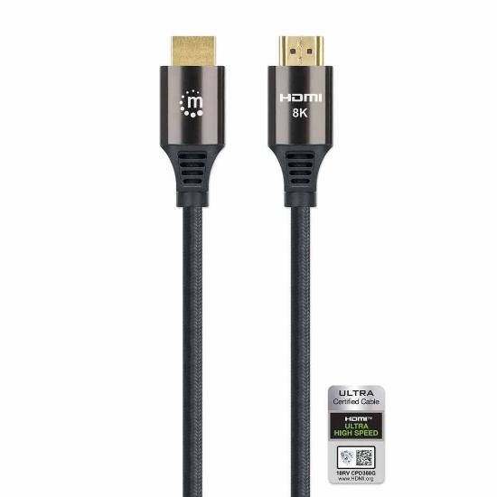 Kabel MANHATTAN, HDMI (M) na HDMI (M), Ultra High Speed s Ethernetom, 8K@60Hz, 3m