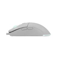 Miška WHITE SHARK GM-5010 Bagdemagus, RGB, 7200dpi, beli, USB