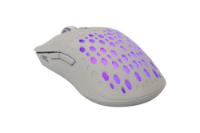 Miška BARACUDA BGM-022 Octopus, RGB, optički, 3600dpi, beli