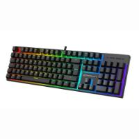 Tipkovnica EPOCH Rhea, RGB, mehanička, crveni switch, UK/HR layout, črna, USB