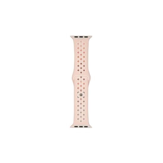 Zamjenski remen BELINE Sport Silicone za Apple Watch 38/40/41mm, rozo-bijeli