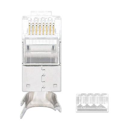 STP konektor INTELLINET CAT6A, RJ45, modularni Pro Line, trostruki zupčasti terminal - 50 komada