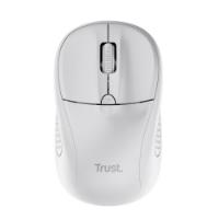 Miška TRUST Primo, optički, 1600dpi, bežični, USB, mat beli