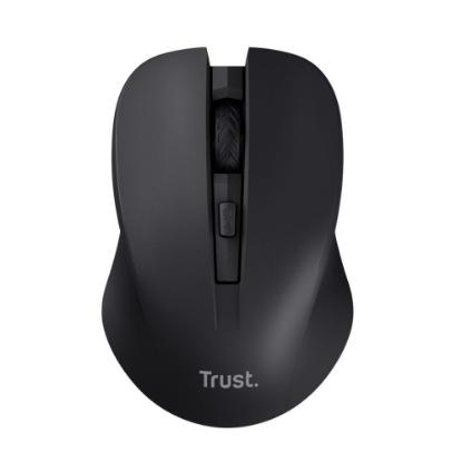 Miška TRUST Mydo Silent, optički, bežični, 1800dpi, črni