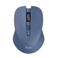 Miška TRUST Mydo Silent, optički, bežični, 1800dpi, modri