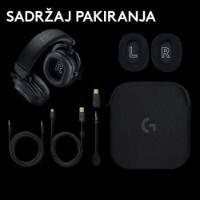 Slušalice LOGITECH G PRO X 2 Lightspeed, 7.1, bežične, crne