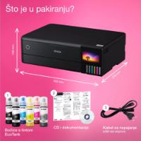 Multifunkcijski Tiskalnik EPSON EcoTank L8180, Tiskalnik/scanner/copy, 5760 dpi, A3, LAN, USB, WiFi