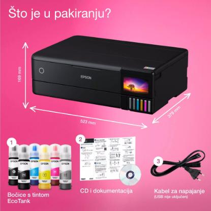 Multifunkcijski Tiskalnik EPSON EcoTank L8180, Tiskalnik/scanner/copy, 5760 dpi, A3, LAN, USB, WiFi