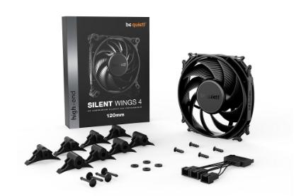 Ventilator BE QUIET Silent Wings 4, 120mm, 1600 okr/min, črni