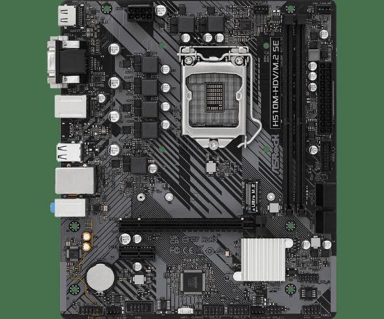 Matična plošća ASROCK H510M-HDV M.2 SE, Intel H470, DDR4, mATX, s. 1200 - 10/11gen procesorja