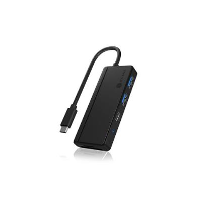 USB HUB ICY BOX IB-HUB1423CR-C3, USB-C na 2x USB-A 3.0, USB-C, SD/microSD