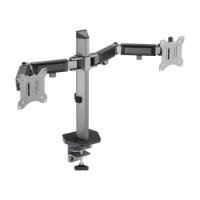 Stalak za monitor WHITE SHARK GMS-3205 Amenhotep II, stolni, do 32", za 2 monitora, sivi