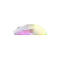 Miška STEELSERIES Aerox 3 Wireless, optički, bežični, RGB, 18000 CPI, beli, USB
