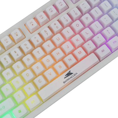 Tipkovnica BARACUDA BGK-01114 Krill, US layout, bela