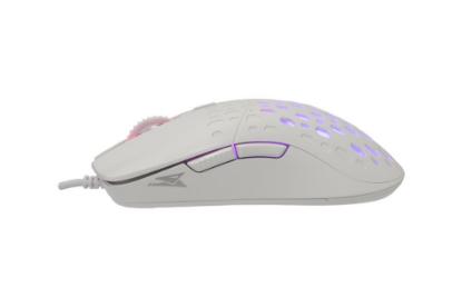 Miška BARACUDA BGM-022 Octopus, RGB, optički, 3600dpi, beli