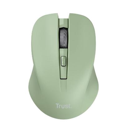 Miška TRUST Mydo Silent, optički, bežični, 1800dpi, zeleni