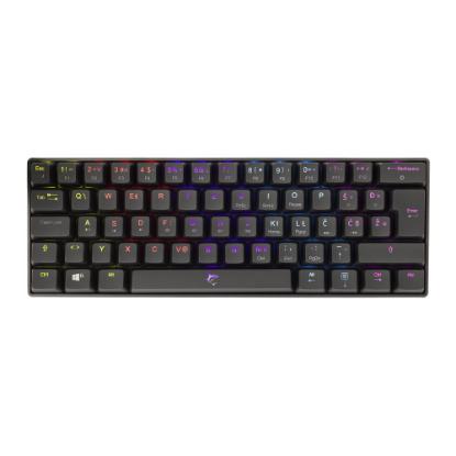 Tipkovnica WHITE SHARK GK-2022 Shinobi, RGB, smeđi switch, mehanička, UK layout, črna, USB