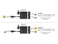 Razdjelnik DELOCK, USB-C 2-1 switch, 8K, dvosmjerni