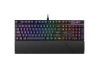 Tipkovnica ASUS ROG Strix Scope II RX, RGB, mehanička, ROG RX Red switch, US Layout, črna, USB