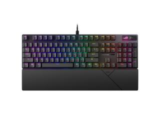 Tipkovnica ASUS ROG Strix Scope II, RGB, mehanička, ROG NX Snow switch, US Layout, črna, USB
