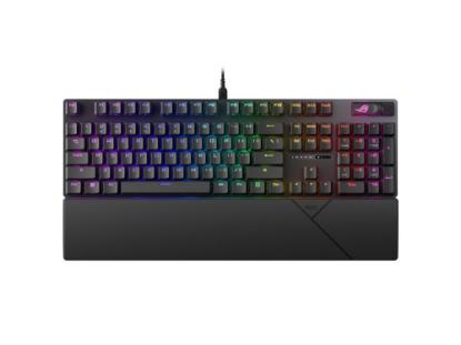 Tipkovnica ASUS ROG Strix Scope II, RGB, mehanička, ROG NX Snow switch, US Layout, črna, USB