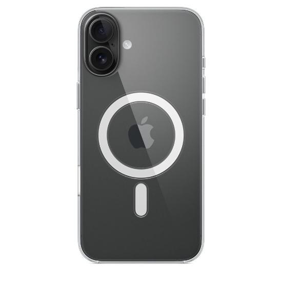Futrola APPLE Clear Case, za iPhone 16 Plus, MagSafe, prozirna