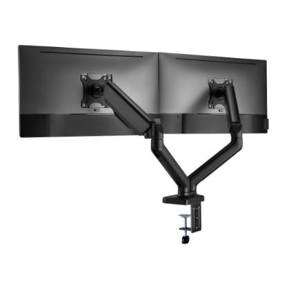 Stalak za monitor SBOX LCD-S024-2, stolni, do 32", za 2 monitora, crni