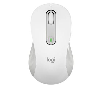Miška LOGITECH M650 L, za ljevake, bežični, optički, 4000dpi, USB, BT, beli