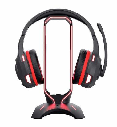 Stalak za slušalice TRUST Cintar, RGB, USB hub