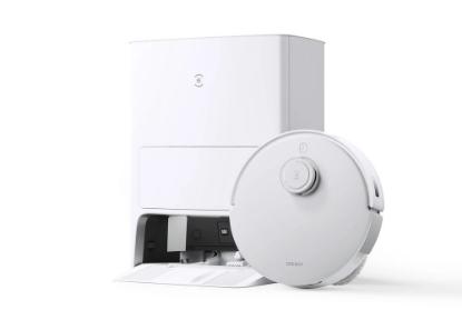 Robotski usisavač ECOVACS DEEBOT T20 OMNI, sa stanicom za samopražnjenje i samočišćenje, bijeli