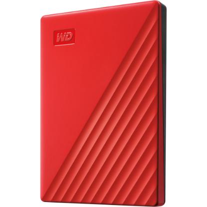 Tvrdi disk vanjski 4TB WESTERN DIGITAL My Passport WDBPKJ0040BRD, USB 3.2, 5400 okr/min, 2.5", crveni