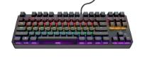Tipkovnica TRUST GXT 834 CALLAZ, RGB, mehanička, črna, US Layout, USB