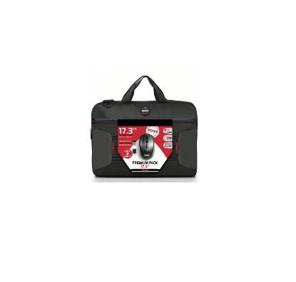 Torba za laptop PORT Premium Pack, 17.3", crna, bežični miš