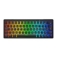 Tipkovnica EPOCH Kari, RGB, mehanička, brezžična, BT, UK/HR layout, črna, USB