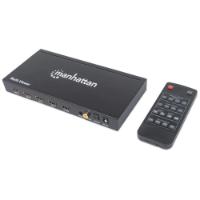 Razdjelnik MANHATTAN, 4x HDMI in, 1 HDMI out, strujni