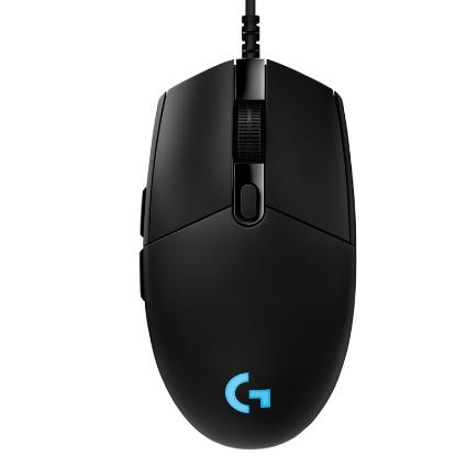Miška LOGITECH Gaming G PRO HERO, 16000dpi, črni, USB