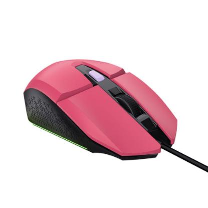 Miška TRUST GXT 109P Felox, RGB, optički, 6400dpi, rozi