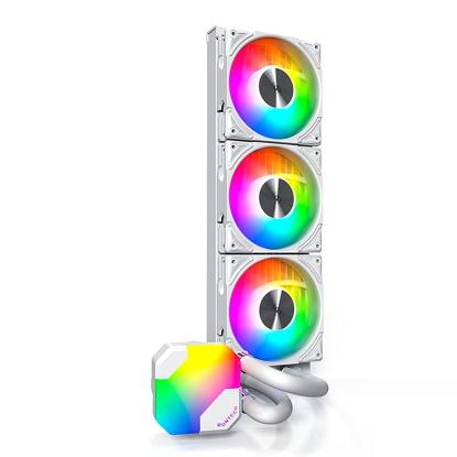 Vodno hlajenje MONTECH HyperFlow ARGB 360, za Intel i AMD, belo