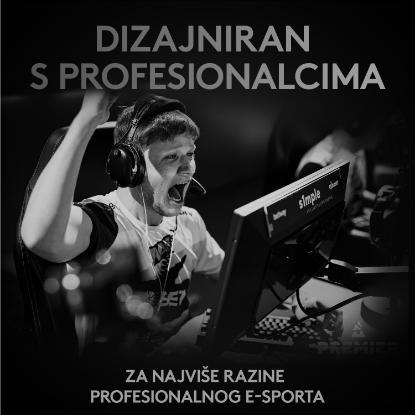 Miška LOGITECH Pro X Superlight, bežični, optički, 25600dpi, črni, USB