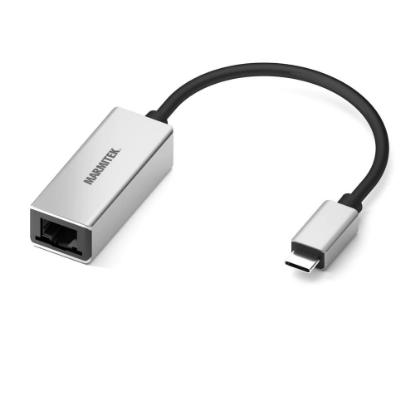 Mrežni adapter MARMITEK, USB-C na G-LAN, srebrni