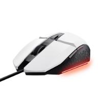 Miška TRUST GXT 109W Felox, RGB, optički, 6400dpi, beli
