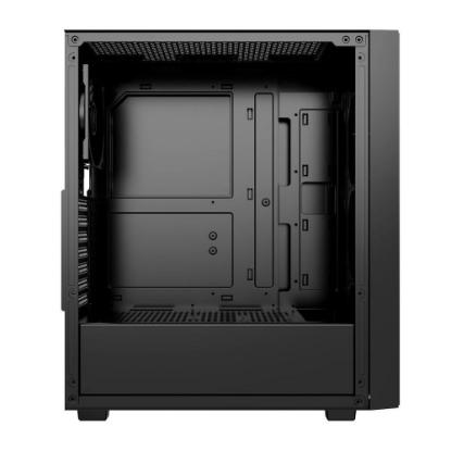 Ohišje BIT FORCE GHOST TG-1, MIDI, ATX, črno, bez napajalnika