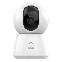 Mrežna nadzorna kamera DELTACO SH-IPC06, WiFi, pokretna, dvosmjerni audio, 2MP, noćno snimanje, bijela