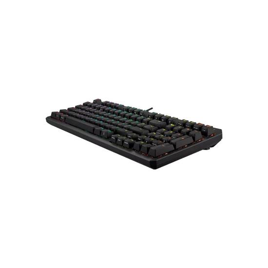 Tipkovnica ASUS TUF Gaming K3 Gen II, RGB, mehanička, optički switch, US Layout, črna, USB