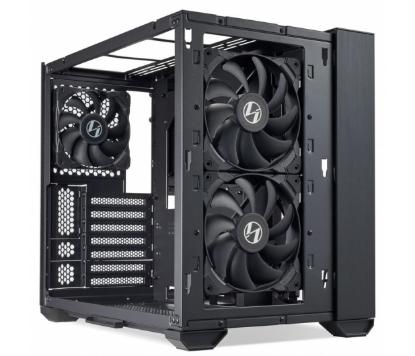 Ohišje LIAN LI O11 Air Mini , MIDI, ATX, window, črno, bez napajalnika